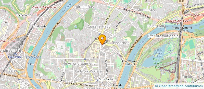 localisation de l'entreprise ORDIZEN PRO à CALUIRE-ET-CUIRE