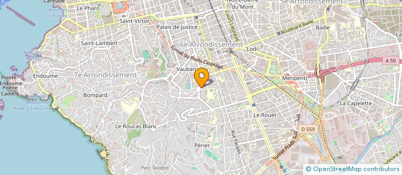 localisation de l'entreprise ORDM  MARSEILLE