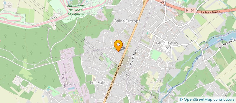 localisation de l'entreprise ORDO à SAINT-GERMAIN-LES-ARPAJON