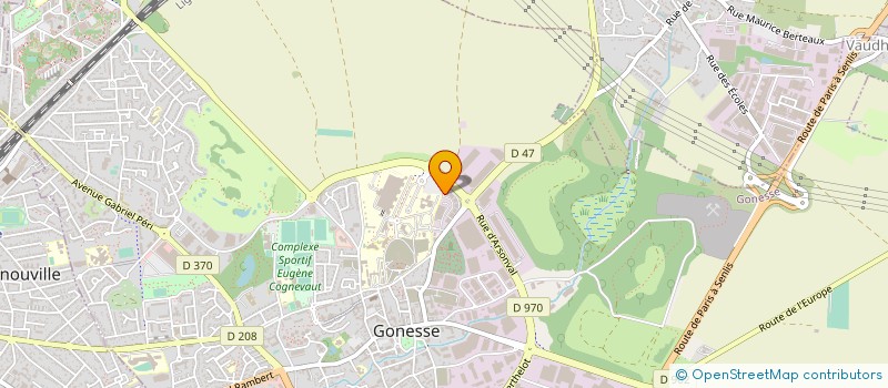 localisation de l'entreprise ORDO à GONESSE