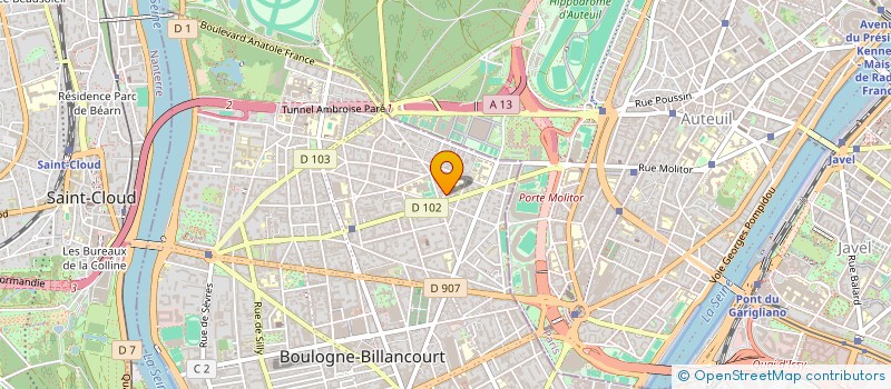 localisation de l'entreprise ORDO  BOULOGNE-BILLANCOURT