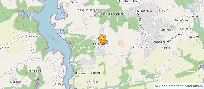 localisation de l'entreprise ORDO MANUTENTION à RIEC-SUR-BELON