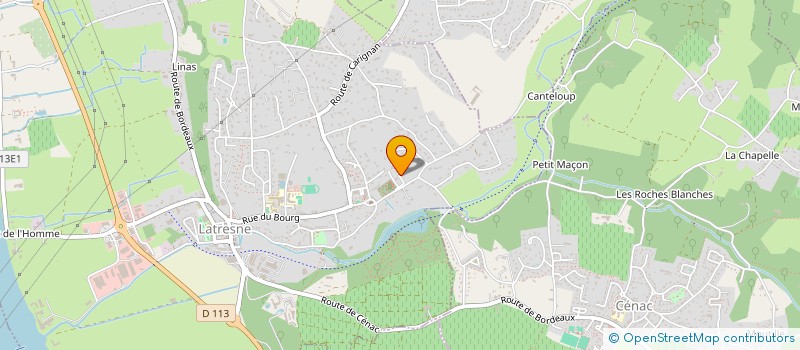 localisation de l'entreprise ORDOFI  LATRESNE