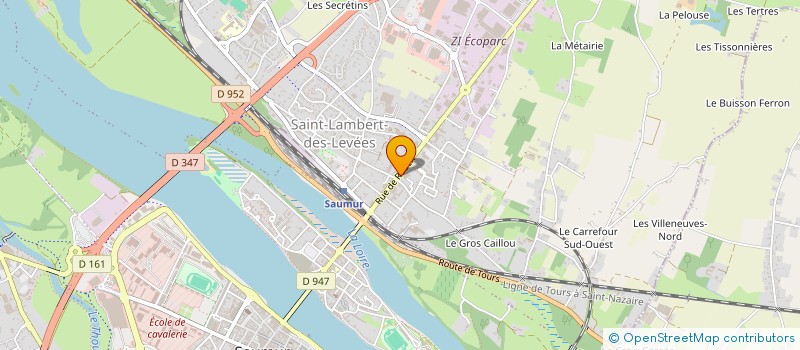 localisation de l'entreprise ORDOMATIQUE INTERINFO à SAUMUR