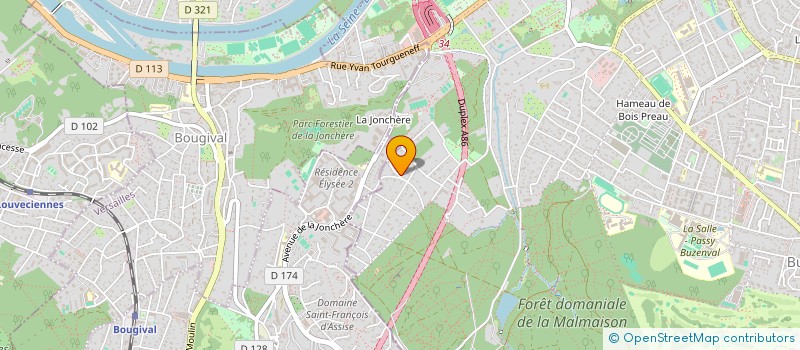 localisation de l'entreprise ORDOSSURE IMMO à RUEIL-MALMAISON