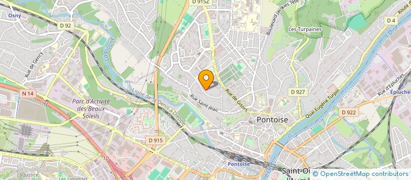 localisation de l'entreprise ORDRE AVOCAT BARREAU PONTOISE à PONTOISE