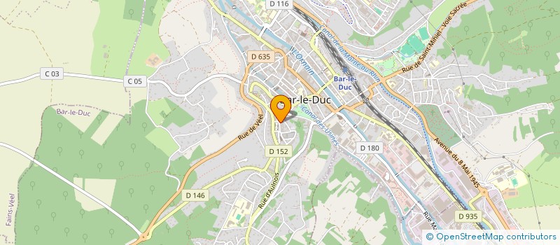 localisation de l'entreprise ORDRE AVOCATS BARREAU BAR LE D à BAR-LE-DUC