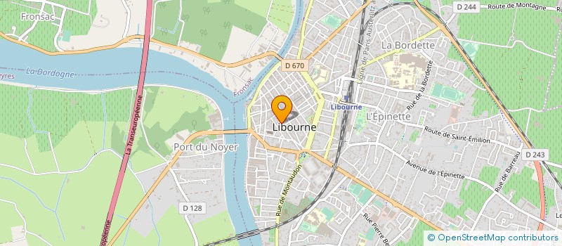 localisation de l'entreprise ORDRE AVOCATS BARREAU LIBOURNE à LIBOURNE