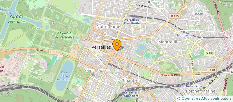 localisation de l'entreprise ORDRE AVOCATS BARREAU VERSAILLES à VERSAILLES