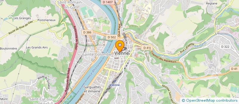 localisation de l'entreprise ORDRE AVOCATS BARREAU VIENNE à VIENNE