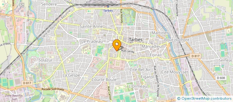 localisation de l'entreprise ORDRE CHIR DENTISTE HTES PYREN  TARBES