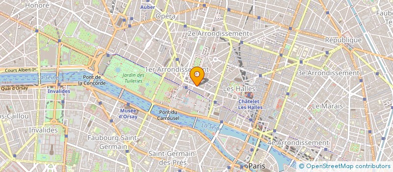 localisation de l'entreprise ORDRE CONSEILLER PSYCHIQUE INT à PARIS