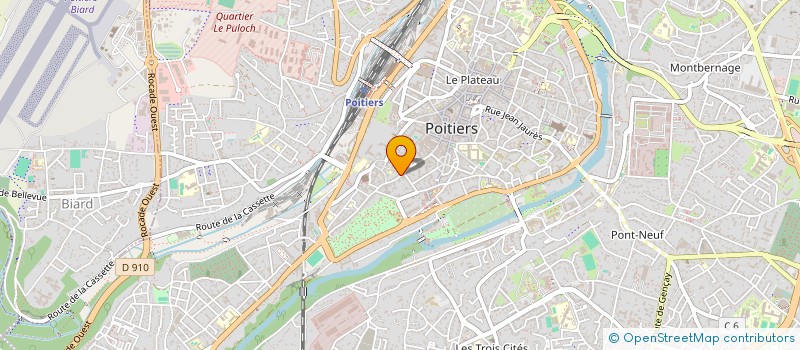 localisation de l'entreprise ORDRE DE TYR à POITIERS