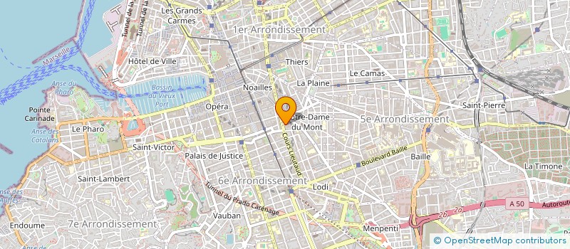 localisation de l'entreprise ORDRE DES ARCHITECTES à MARSEILLE