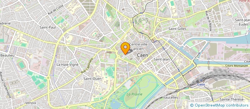 localisation de l'entreprise ORDRE DES ARCHITECTES BUREAU à CAEN