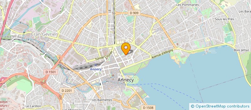 localisation de l'entreprise ORDRE DES AVOCATS à ANNECY