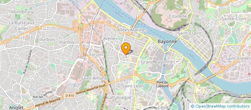 localisation de l'entreprise ORDRE DES AVOCATS à BAYONNE