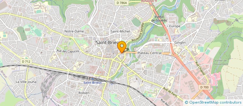 localisation de l'entreprise ORDRE DES AVOCATS à SAINT-BRIEUC