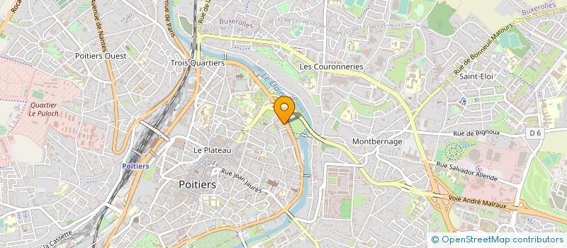 localisation de l'entreprise ORDRE DES AVOCATS à POITIERS