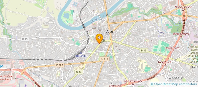 localisation de l'entreprise ORDRE DES AVOCATS à ALBI