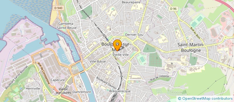 localisation de l'entreprise ORDRE DES AVOCATS à BOULOGNE-SUR-MER