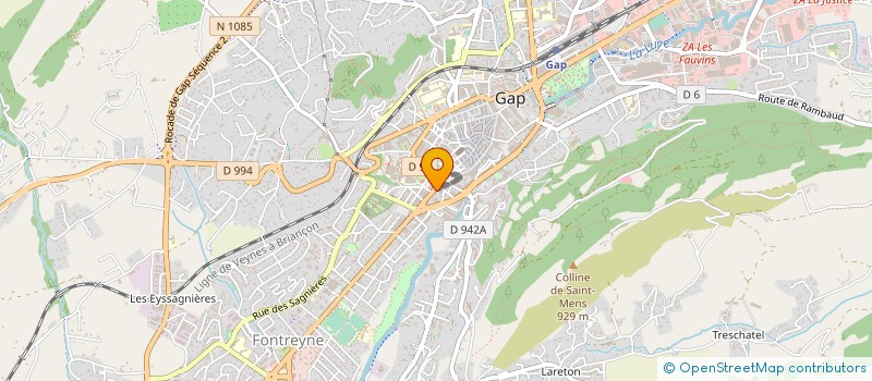 localisation de l'entreprise ORDRE DES AVOCATS à GAP