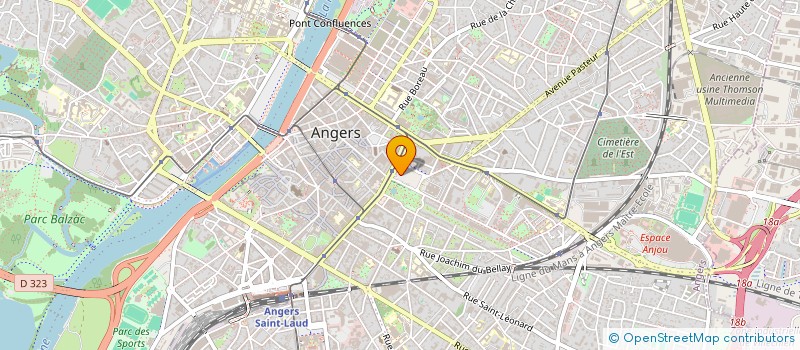 localisation de l'entreprise ORDRE DES AVOCATS à ANGERS