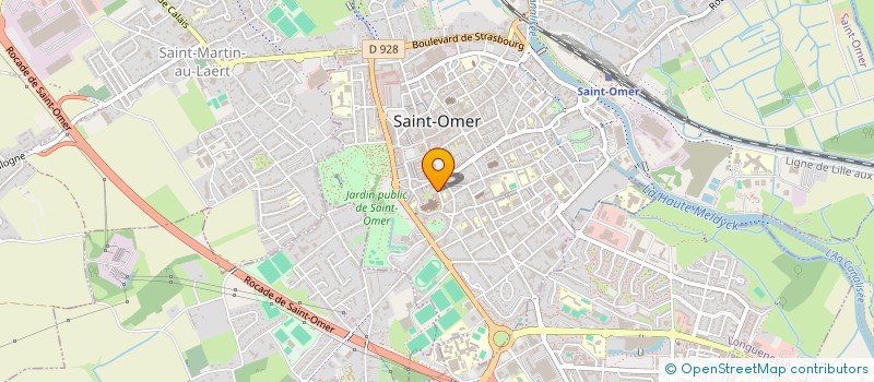 localisation de l'entreprise ORDRE DES AVOCATS AU BARREAU DE SAINT OMER  SAINT-OMER