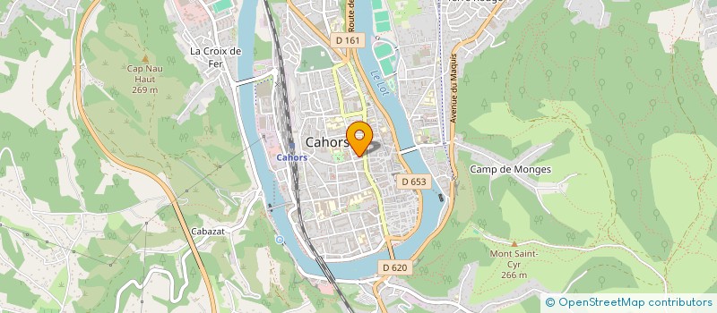 localisation de l'entreprise ORDRE DES AVOCATS AU BARREAU DU LOT  CAHORS