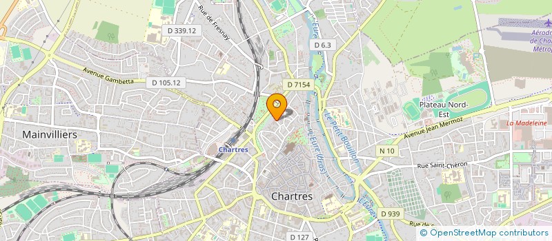 localisation de l'entreprise ORDRE DES AVOCATS BARREAU  CHARTRES