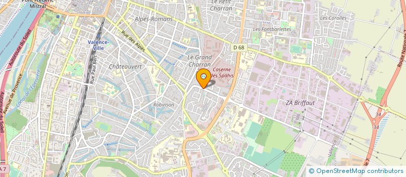 localisation de l'entreprise ORDRE DES AVOCATS BARREAU VALE à VALENCE