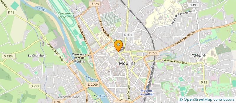 localisation de l'entreprise ORDRE DES AVOCATS DE MOULINS  MOULINS