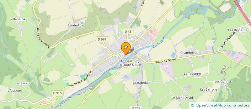 localisation de l'entreprise ORDRE DES CHARITAINS  EBREUIL