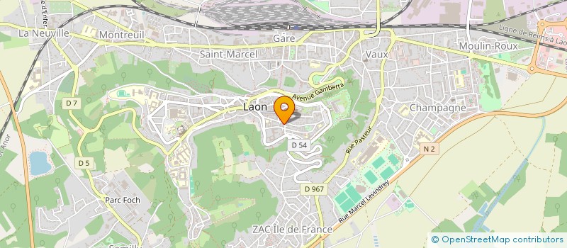 localisation de l'entreprise ORDRE DES CHIRURGIENS DENTISTE à LAON
