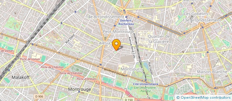 localisation de l'entreprise ORDRE DES FRERES MINEUR LES FRANCISCAINS à PARIS