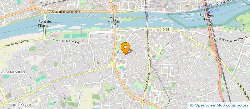 localisation de l'entreprise ORDRE DES GEOMETRES EXPERTS à ORLEANS