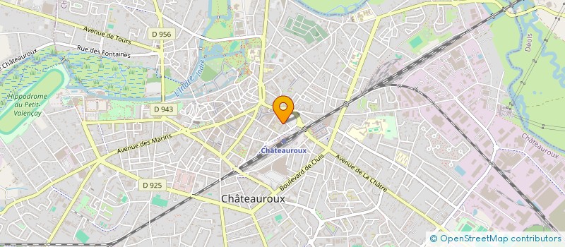localisation de l'entreprise ORDRE DES MEDECINS à CHATEAUROUX