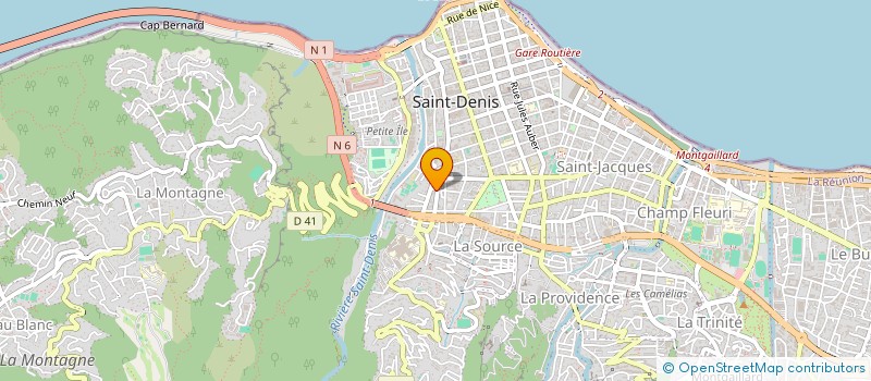 localisation de l'entreprise ORDRE DES MEDECINS-CONSEIL DPT REUNION à SAINT-DENIS