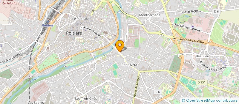 localisation de l'entreprise ORDRE DU BITARD (LOUE SOIT IL)  POITIERS