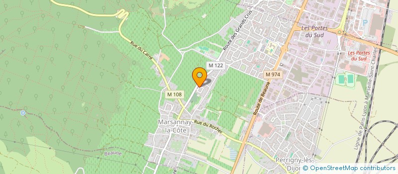 localisation de l'entreprise ORDRE DUCAL DE LA CROIX DE BOURGOGNE à MARSANNAY-LA-COTE