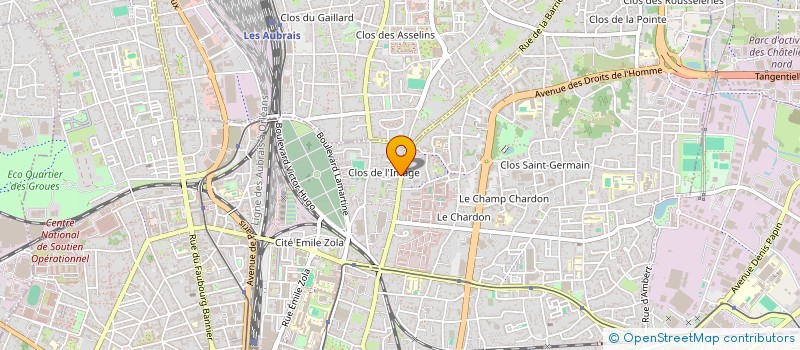 localisation de l'entreprise ORDRE ET PROGRES à ORLEANS