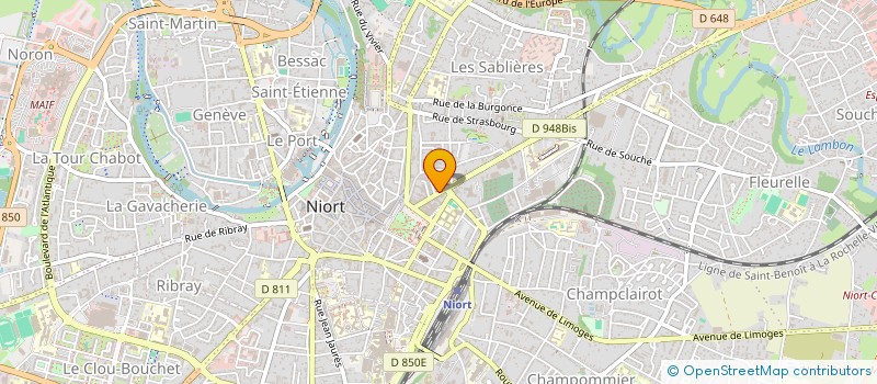 localisation de l'entreprise ORDRE EXPERTS-COMPTA POITOU-CHTES VENDEE à NIORT