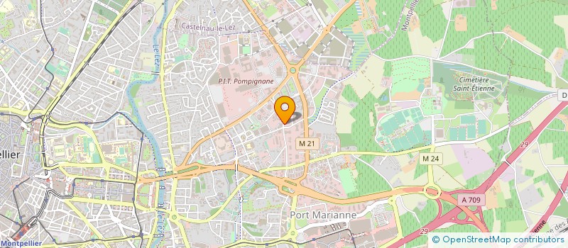 localisation de l'entreprise ORDRE GEOMETRES EXPERTS REGION LR à MONTPELLIER