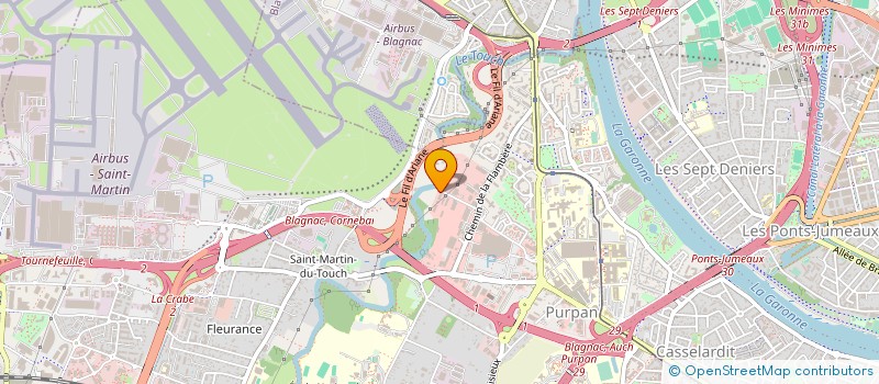 localisation de l'entreprise ORDRE REGIONAL DES PEDICURE PODOL DE MIDI PYRENEES à TOULOUSE