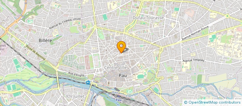 localisation de l'entreprise ORDRE SYND DENTI PHARM PYRE AL à PAU