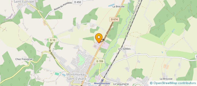 localisation de l'entreprise ORDRONNEAU - CHAUDRONNERIE MAINTENANCE à MONTMOREAU