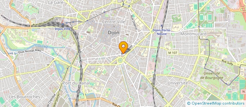 localisation de l'entreprise ORDYANE à DIJON