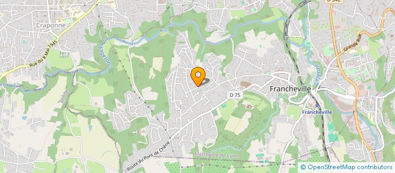 localisation de l'entreprise ORDYS à FRANCHEVILLE