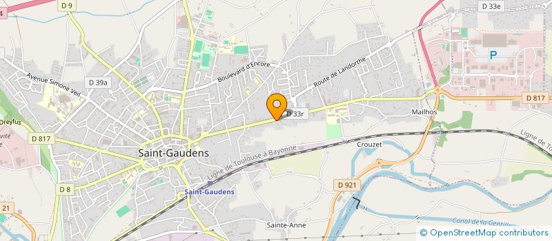 localisation de l'entreprise ORE  SAINT-GAUDENS