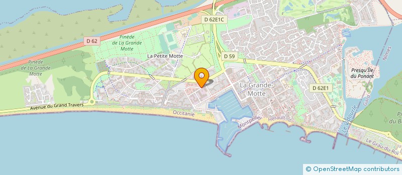 localisation de l'entreprise OREA  LA GRANDE-MOTTE